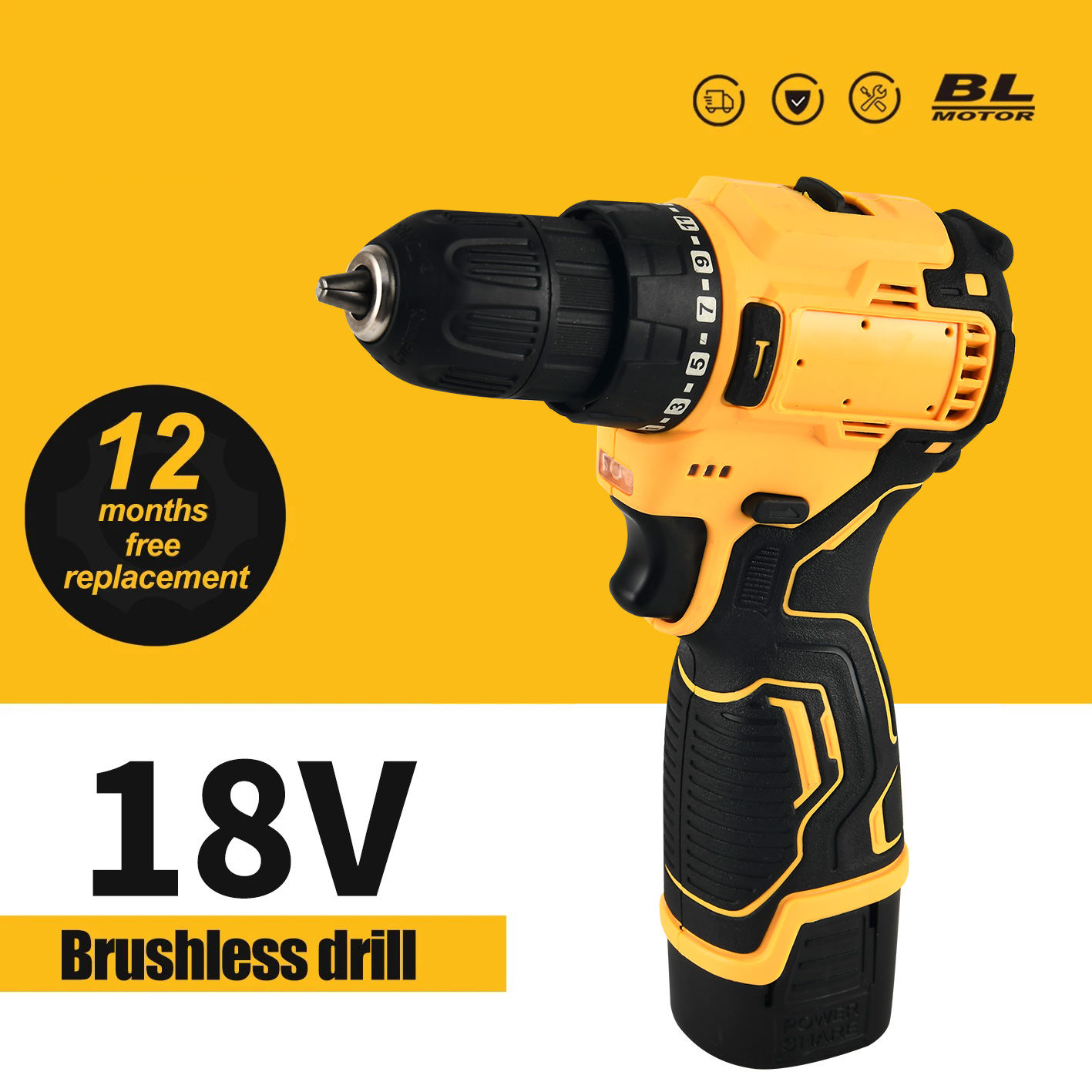 Power Tools Hikoki - Trapano elettrico senza spazzole da 16,8