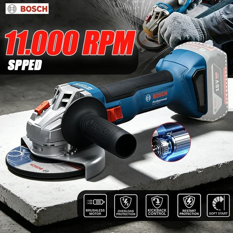 Power Tools Bosch - Smerigliatrice Angolare a Batteria BOSCH GWS