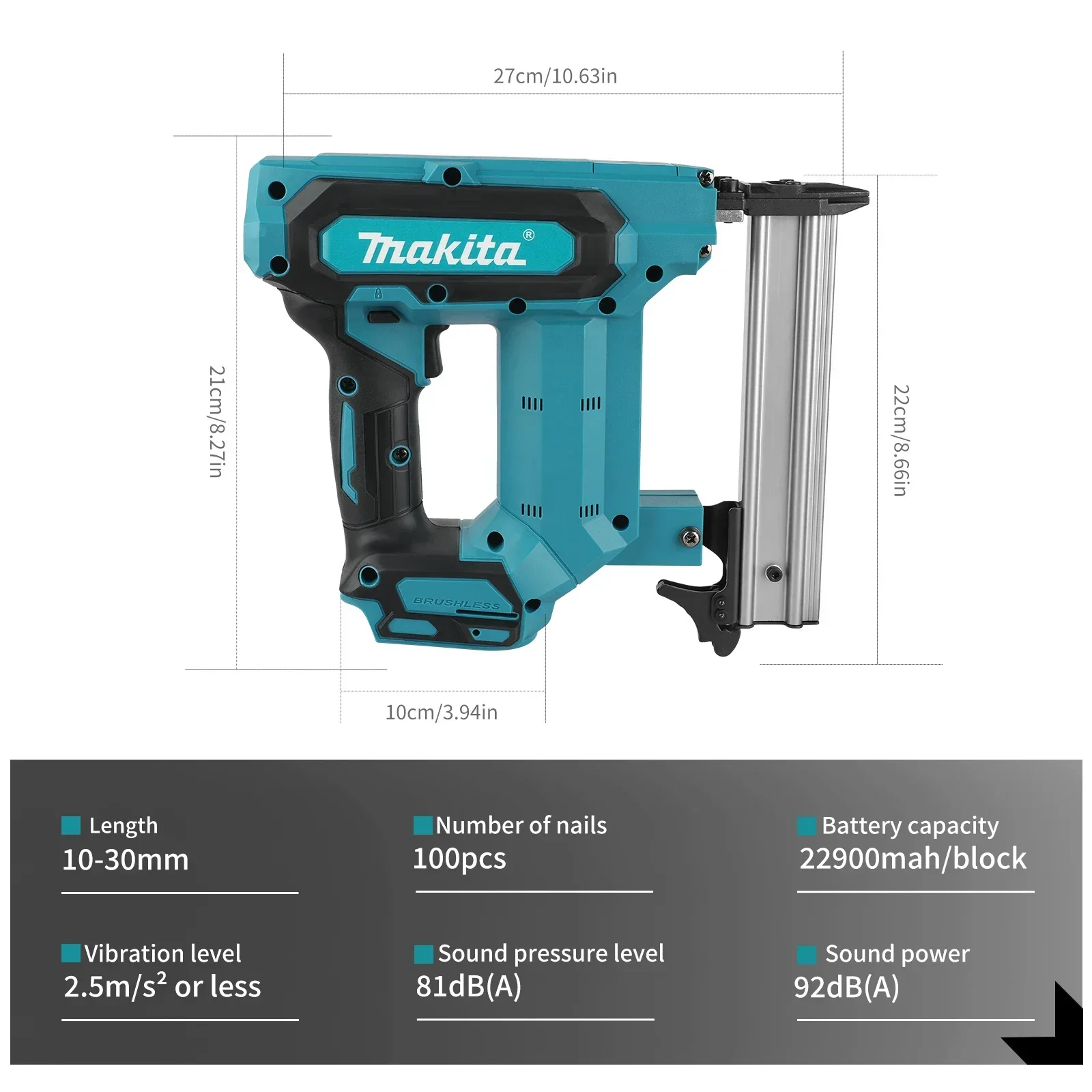 Pistola per chiodi elettrica a - Power Tools For Construction recensione e prezzo