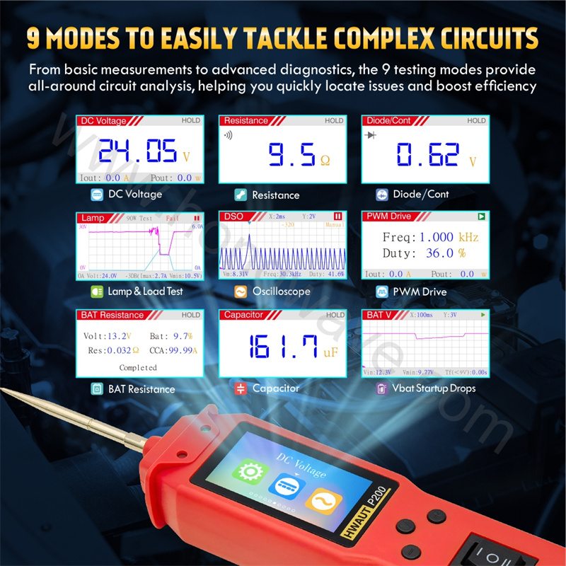 P100 P200 Tester di circuito a - Power Tools In Automotive recensione e prezzo