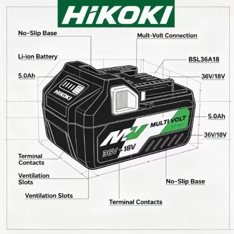 Batteria ricaricabile original - Power Tools Hikoki recensione e prezzo