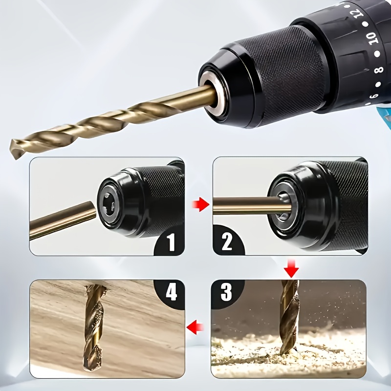 Set di 10 punte da trapano in  - Power Tools Kobalt recensione e prezzo