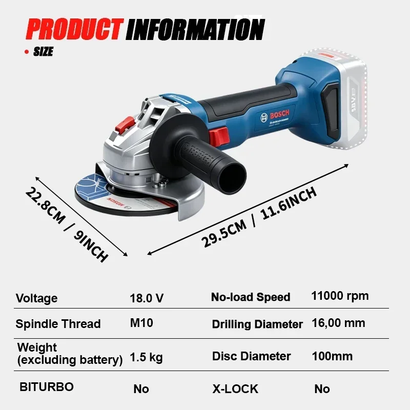 Smerigliatrice Angolare a Batt - Power Tools Bosch recensione e prezzo
