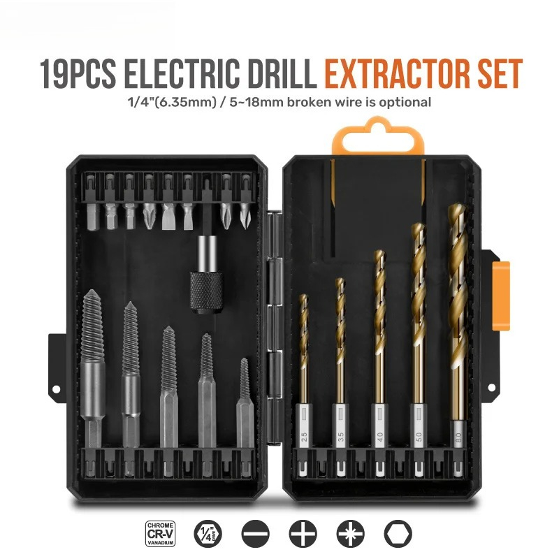 Set di estrattori per viti e p - Power Tools Kobalt recensione e prezzo