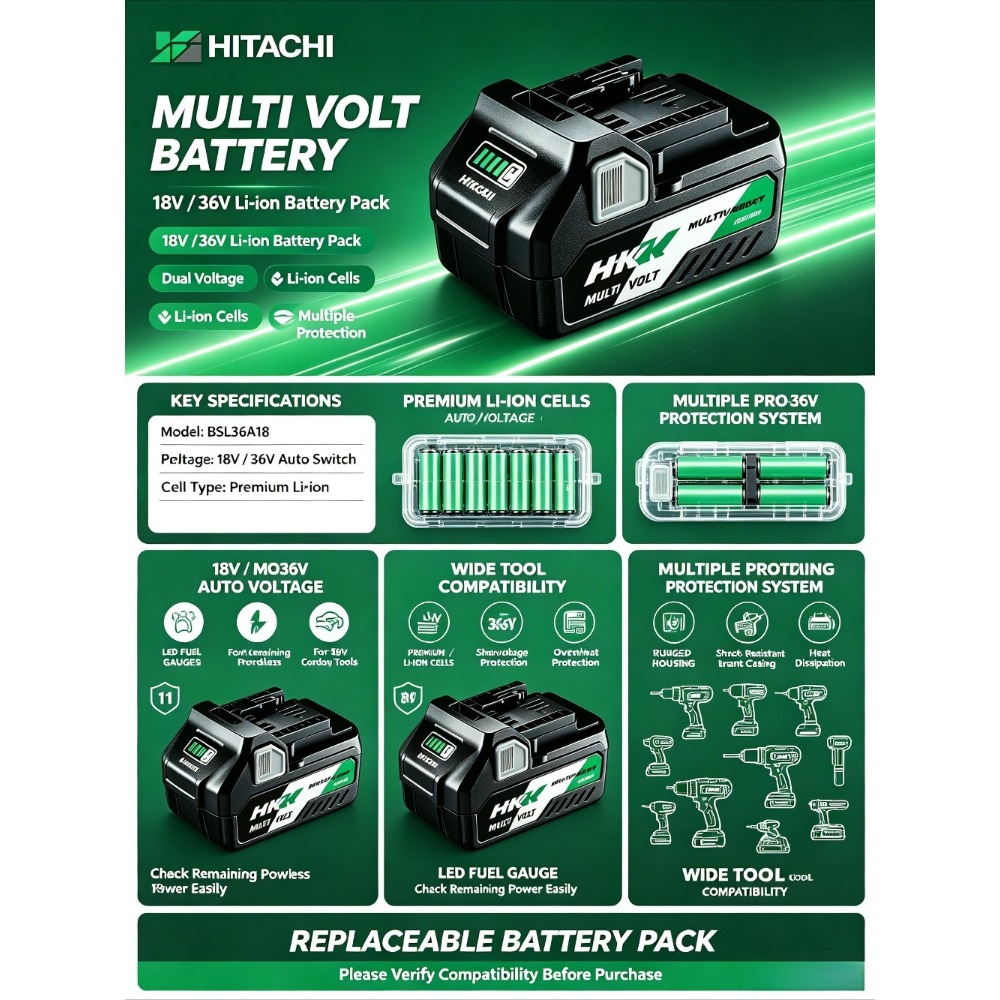 Batteria Ricaricabile 6000mAh  - Power Tools Hikoki recensione e prezzo