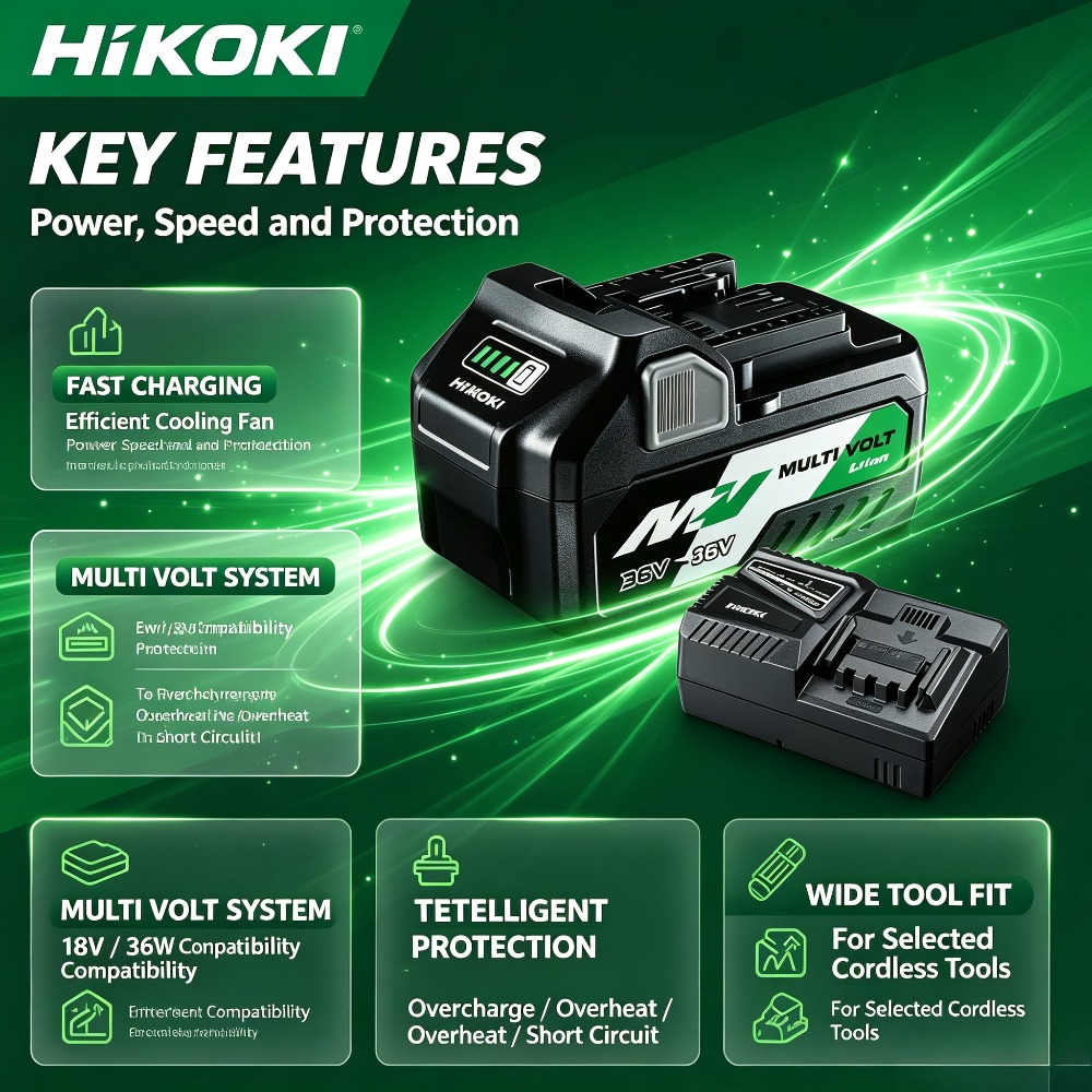 Batteria Ricaricabile 6000mAh  - Power Tools Hikoki recensione e prezzo