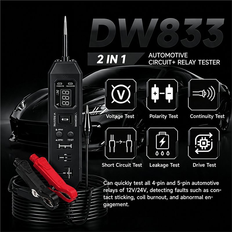 NUOVO-Tester per Relè Automobi - Power Tools In Automotive recensione e prezzo