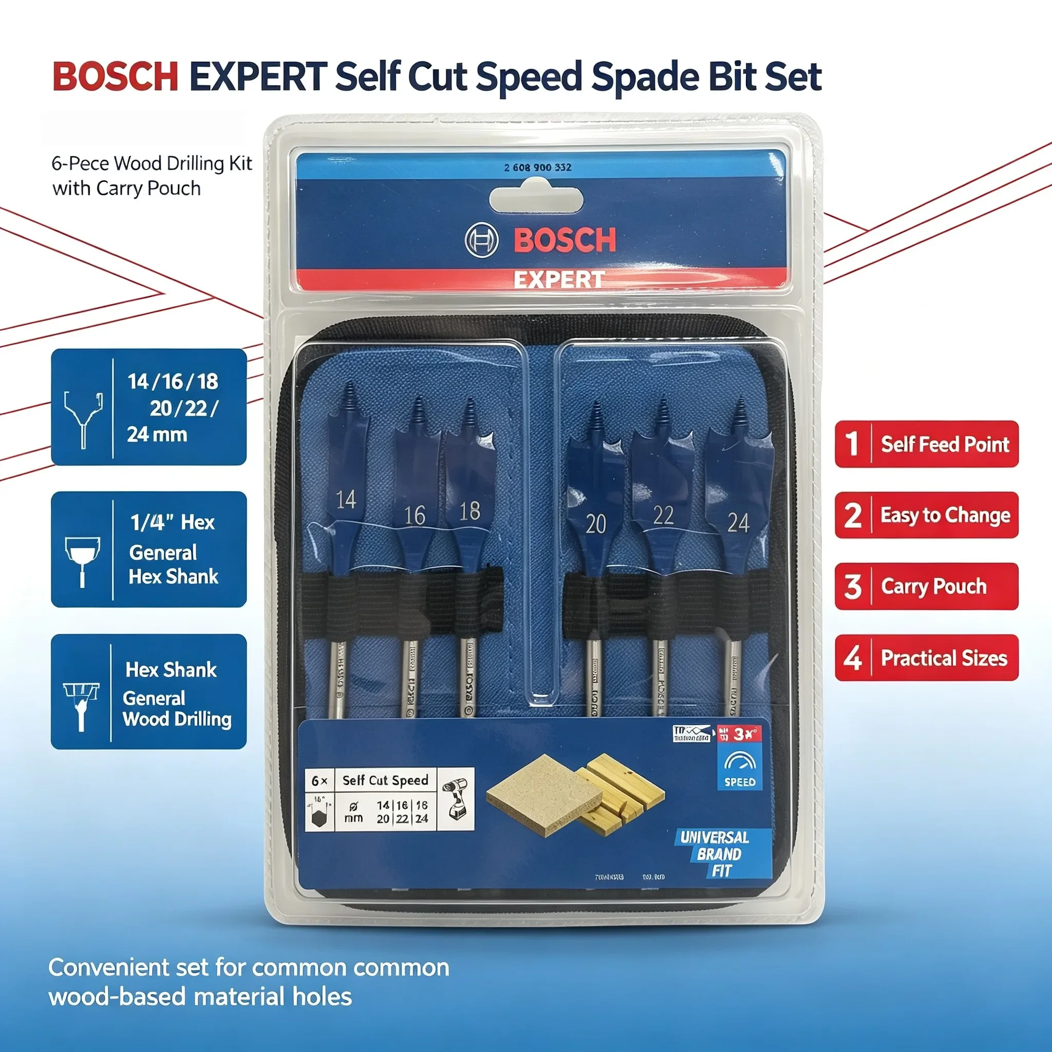 Bosch Expert 2608900332 Kit di - Power Tools Bosch recensione e prezzo